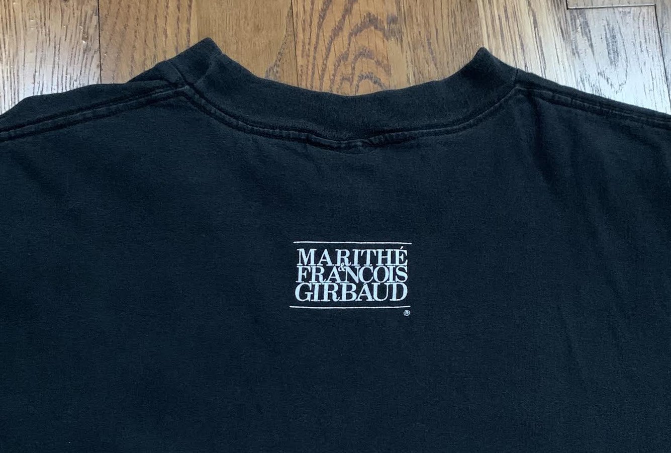 MARITHE FRANCOIS GIRBAUD 90s 再構築 shirt L Vintage Marithe Francois Girbaud T Shirt Mens Size 2XL Gray